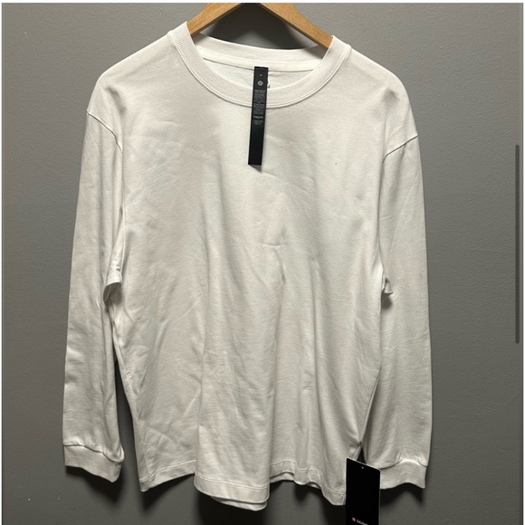 lululemon athletica Other - Lululemon Men’s White Cotton Long Sleeve Shirts, Medium